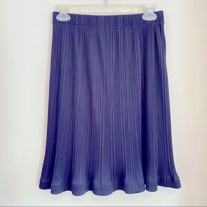 Pleated Vintage Navy Skirt